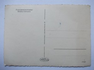Wrocław, Breslau, Karłowice, klasztor Franciszkanów, ok. 1935