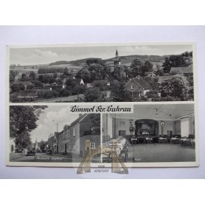 Jemielno, Gimmel k. Gora Slaska, panorama, inn, 1938