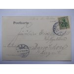 Niemcza, Nimptsch, stary zamek, most, 1906