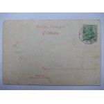 Legnica, Liegnitz, Koszary, przemarsz wojska, 1904