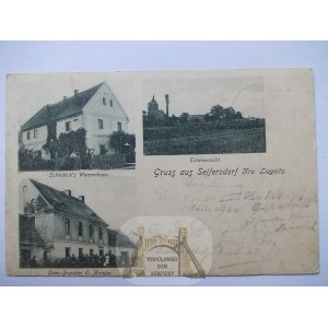 Rosochata near Legnica, store, brewery, 1906