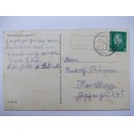 Ogonowice near Legnica, brewery, street, 1929