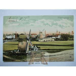 Polkowice, Polkwitz, wiatrak, 1908