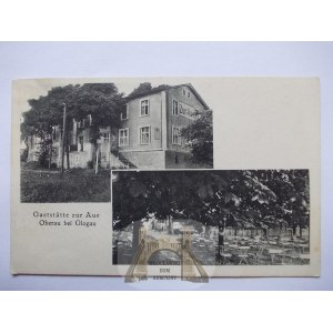 Głogów, Glogau, Oberau, gospoda, 1939