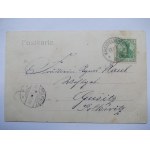 Krzydłowice near Polkowice, brewery, distillery, post office, store, 1905