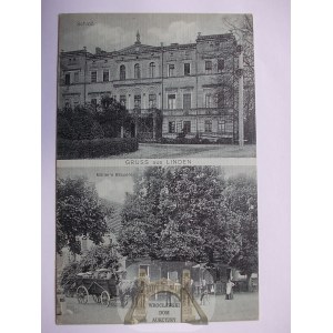 Lipniki k. Głogów, pałac, browar, 1912