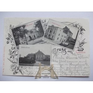 Czarnków, Czernikau, browar, strzelnica, hotel, 1902