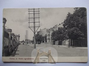 Kalisz, Kalisch, ulica Nowoogrodowa, ok. 1910