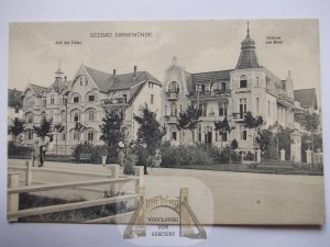Świnoujście, Swinemunde, wille, ok. 1912