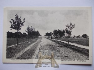 Międzywodzie, Heidebrink, boisko sportowe, ok. 1920