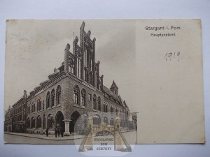 Stargard, poczta, 1917