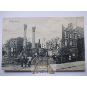 Ilowo near Dzialdowo, city ruins, 1915