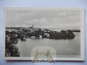 Ełk, Lyck, panorama, ok. 1940