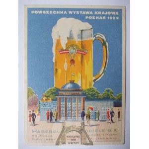 Warszawa, Browar Haberbusch i Schiele, Reklama PWK Poznań, 1929