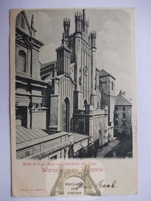 Warszawa, kościół Św. Jana, 1901