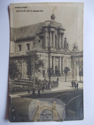 Warszawa, kościół Św. Józefa Oblubieńca, fotograficzna, ok. 1920
