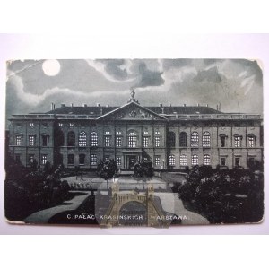Warszawa, pałac Krasińskich, księżycówka ok. 1910