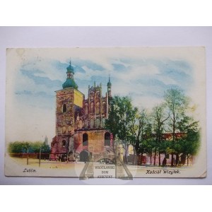 Lublin, kościół Wizytek, ok. 1910