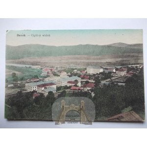 Sanok, ogólny widok, 1917
