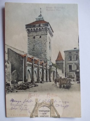 Kraków, Brama Floriańska, 1902