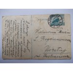 Lwów, graficzna, pocztówka lwowskiej organizacji, 1936
