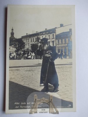 Stanisławów, judaika, Żyd na Rynku, 1916