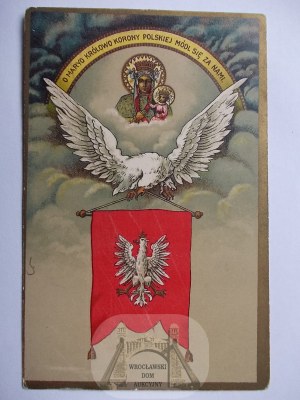 Patriotic, Mary Queen of Poland, Eagle, circa 1920.
