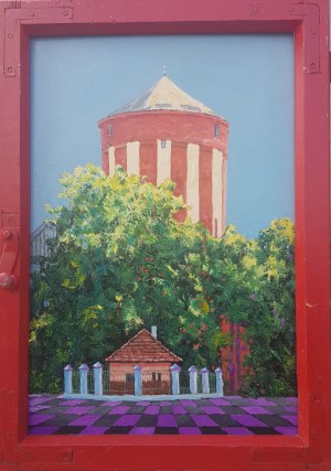 Jan BEMBENISTA (ur. 1962), Wieża ciśnień w Rudzie Śląskiej, 2005