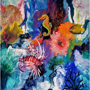 Patrycja KRUSZYŃSKA-MIKULSKA (geb. 1973), Farben des Wassers, 2023