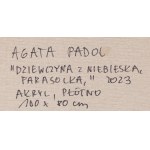 Agata Padol (nar. 1964), Dívka s modrým deštníkem, 2023