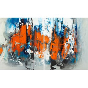 Małgorzata Pabis (nar. 1980, Miechów), Total Look, diptych, 2023