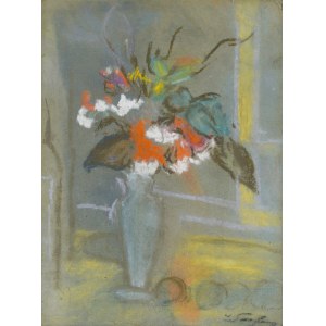 Władysław SERAFIN (1905-1988), Blumen in einer blauen Vase