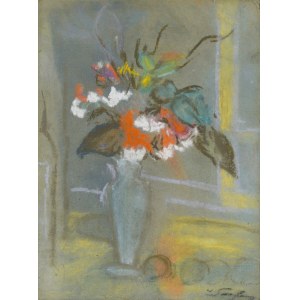 Władysław SERAFIN (1905-1988), Flowers in a blue vase