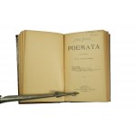 SŁOWACKI Juliusz [dwa tytuły] 1. Poezye liryczne i gnomiczne, Warszawa 1900r. / 2. Poemata, Warszawa 1898r.