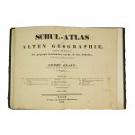 SCHIRLITZ S. Chr. - School atlas of ancient geography / Schul-Atlas der alten geographie, XV plates with colored maps, drawn by G. Graff, Halle 1850.