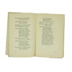 BEDNARSKI Janusz - Poems and prose, published and with an introduction by Józef Ujejski, Krakow 1910, first edition