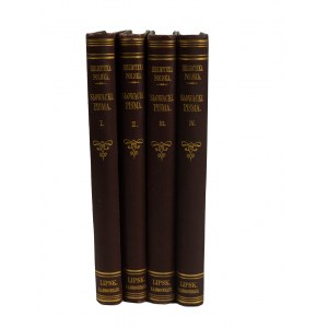 SŁOWACKI Juliusz - Pisma, tom I - IV, Lipsk 1894r., F.A.Brockhaus