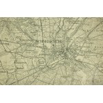 Mapa topograficzna Piły i okolic [Piła, Trzcianka, Ujście], skala 1:100.000, 1879/1940r.