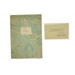 CEP Jan - Droga na Jutrznię, Poznań 1936r., bibliofilskie wydanie w nakladzie 60 egzemplarzy na papierze mirkowskim, czerpanym, antykwą Półtawskiego, oprawiono w marmurek wodny, RZADKIE