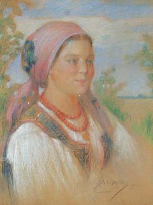 Kasper ŻELECHOWSKI (1863-1942), Krakowianka jedna …, 1922