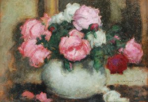 Alfons KARPIŃSKI (1875-1961), Róże mieszane, ok. 1933