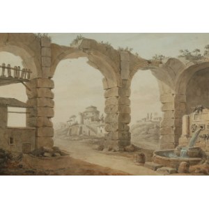 Malarz nieokreślony, XVIII/XIX w., Ruiny włoskie