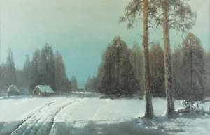 Wiktor KORECKI (1890-1980), Nokturn zimowy, ok. 1970