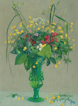 Bożena JĘDRZEJEWICZ-KRZYSIK (ur. 1950), Kwiatki majowe, 2018