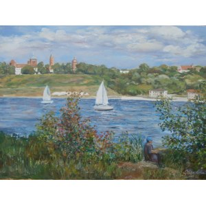 Celina REISS-LITKE (ur. 1950), Panorama Płocka, 2023