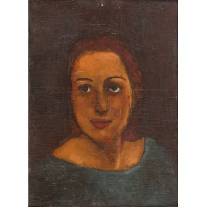 Jerzy Nowosielski (1923 Kraków - 2011 Kraków), Portret kobiety, 1949