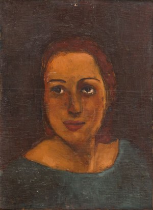 Jerzy Nowosielski (1923 Kraków - 2011 Kraków), Portret kobiety, 1949