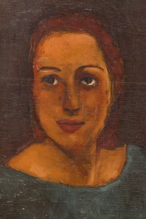Jerzy Nowosielski (1923 Kraków - 2011 Kraków), Portret kobiety, 1949