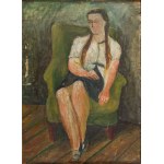 Jerzy Nowosielski (1923 Kraków - 2011 Kraków), Porträt einer Frau, 1949