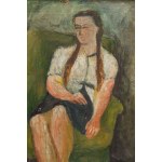 Jerzy Nowosielski (1923 Kraków - 2011 Kraków), Porträt einer Frau, 1949